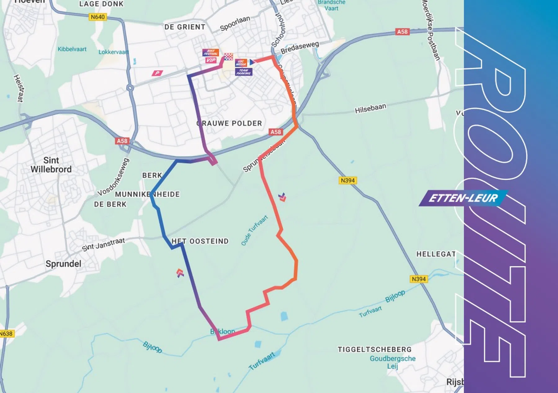 NIBC Tour of Holland - Route Etten-Leur Etappe 2